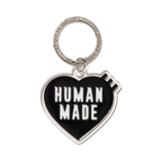 Human Made Heart Keyring Black