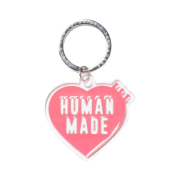 Human Made Acrylic Heart Keyring Pink