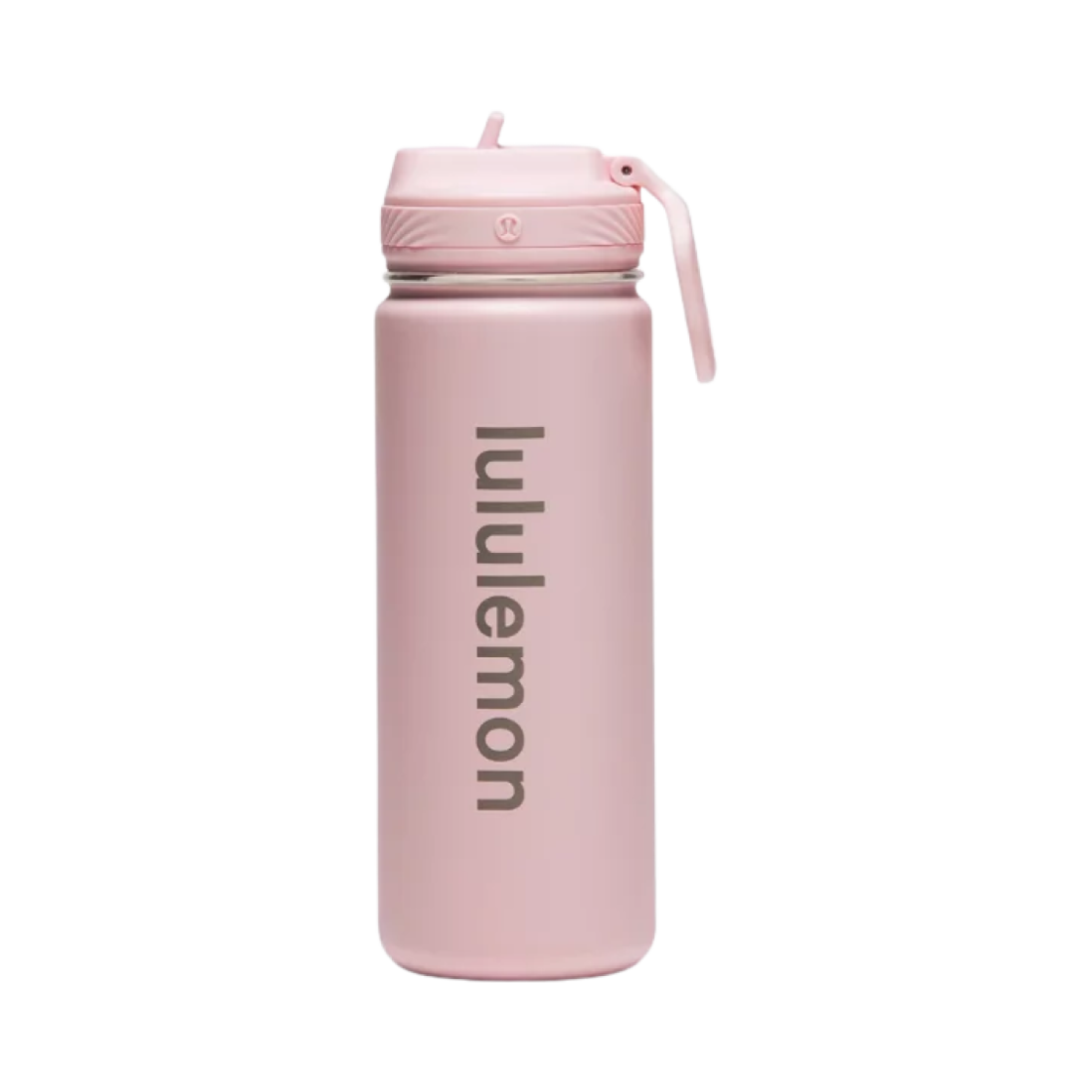LU9BQPS Lululemon Back to Life Sports Bottle 18 oz. Straw Lid Pink Glow
