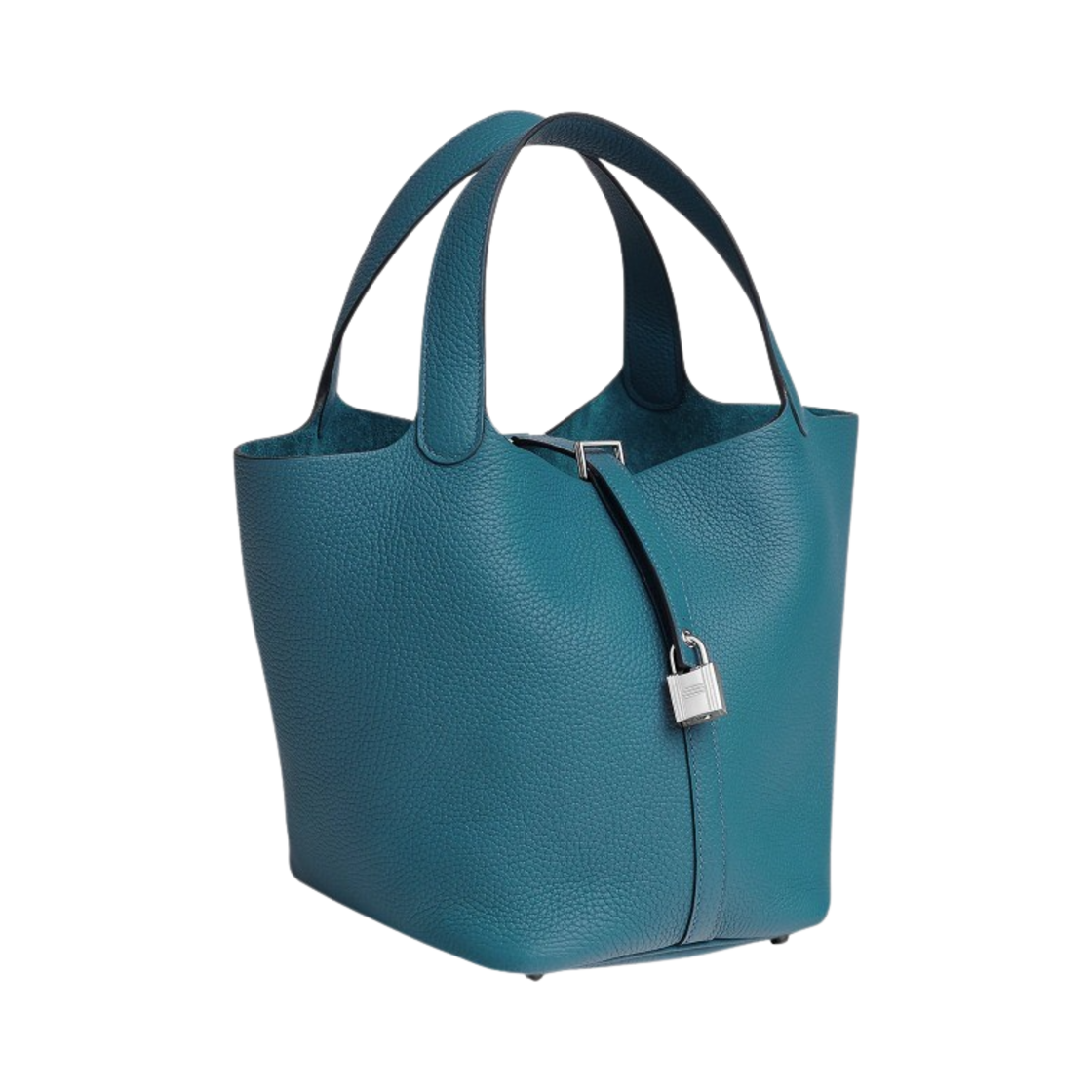 에르메스 피코탄 락 22 백 클레망스 & 팔라듐 하드웨어 뉴 블루 진(Hermes Picotin Lock 22 Bag Clemence & Palladium New Bleu Jean) - 2