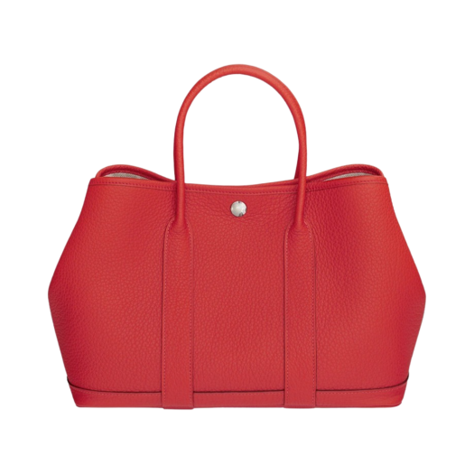 Hermes Garden Party 30 Bag Negonda & Palladium Bougainvillier