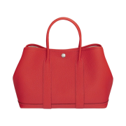Hermes Garden Party 30 Bag Negonda & Palladium Bougainvillier