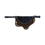 Vacant Archive Hilda Leather Belt Bag Black