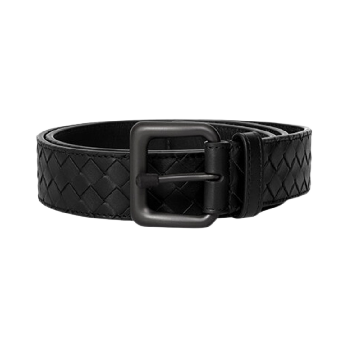 보테가 베네타 우븐 레더 벨트 블랙(Bottega Veneta Woven Leather Belt Black)