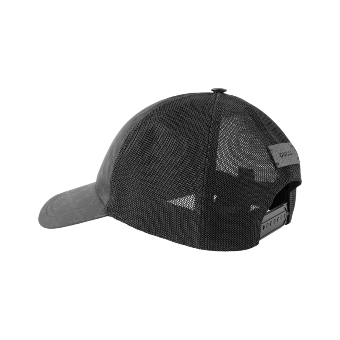 구찌 GG 나일론 베이스볼 캡 블랙(Gucci GG Nylon Baseball Cap Black) - 3