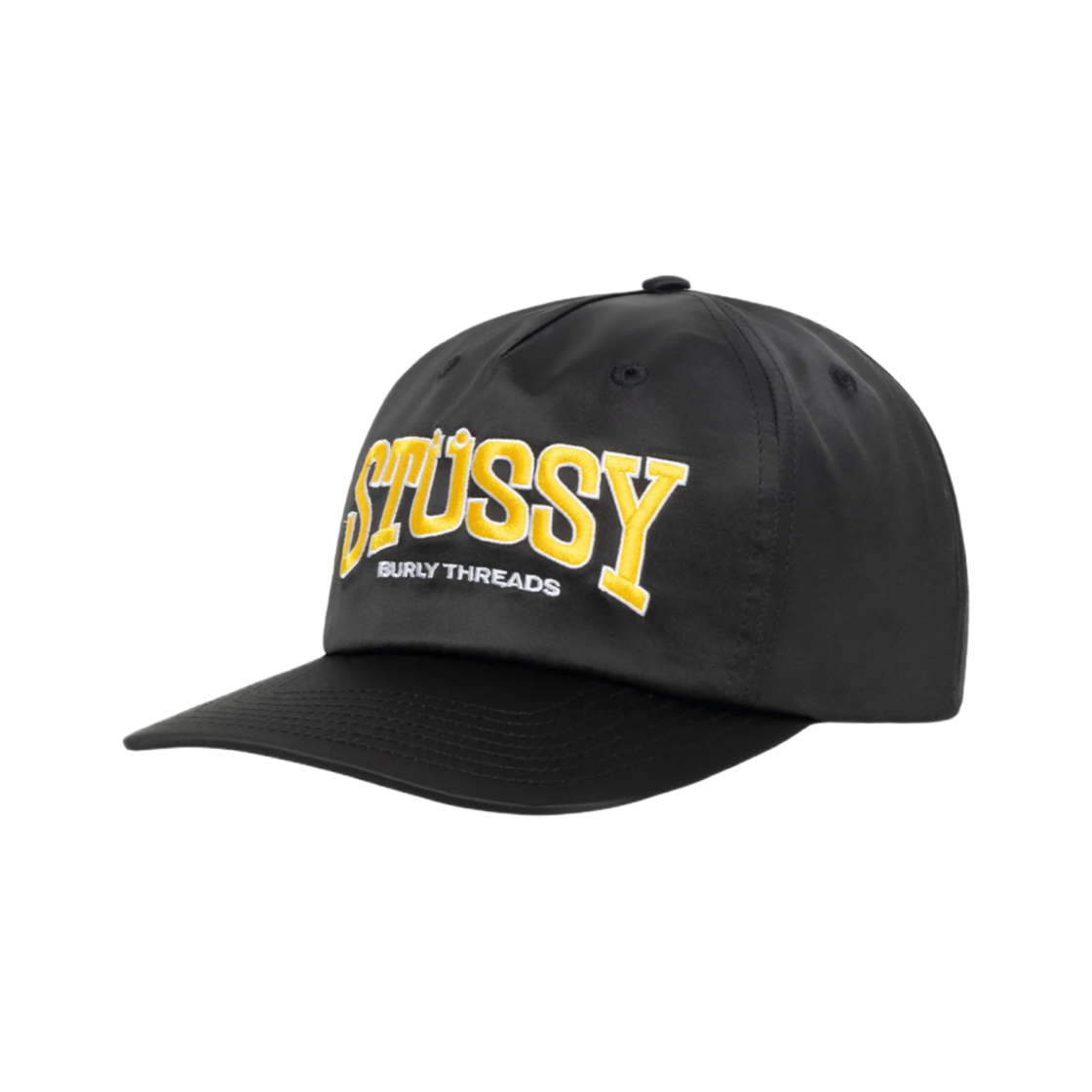 스투시 미드 뎁스 벌리 쓰레드 스냅백 블랙(Stussy Mid-Depth Burly Threads Snapback Black) - 2