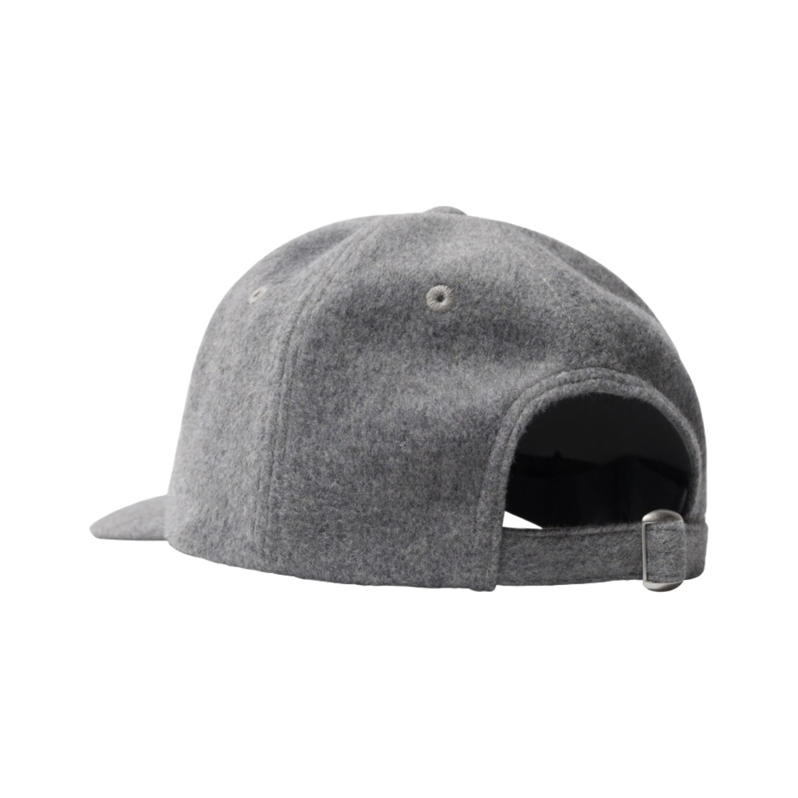 스투시 퍼지 울 빅 로고 로우 프로 캡 헤더 그레이(Stussy Fuzzy Wool Big Logo Low Pro Cap Heather Grey) - 2