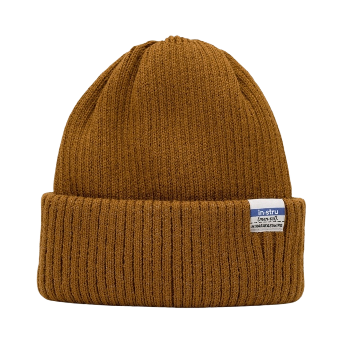 I08AC402-LIGHTBROWN Maison Mihara Yasuhiro Knit Cap Light Brown