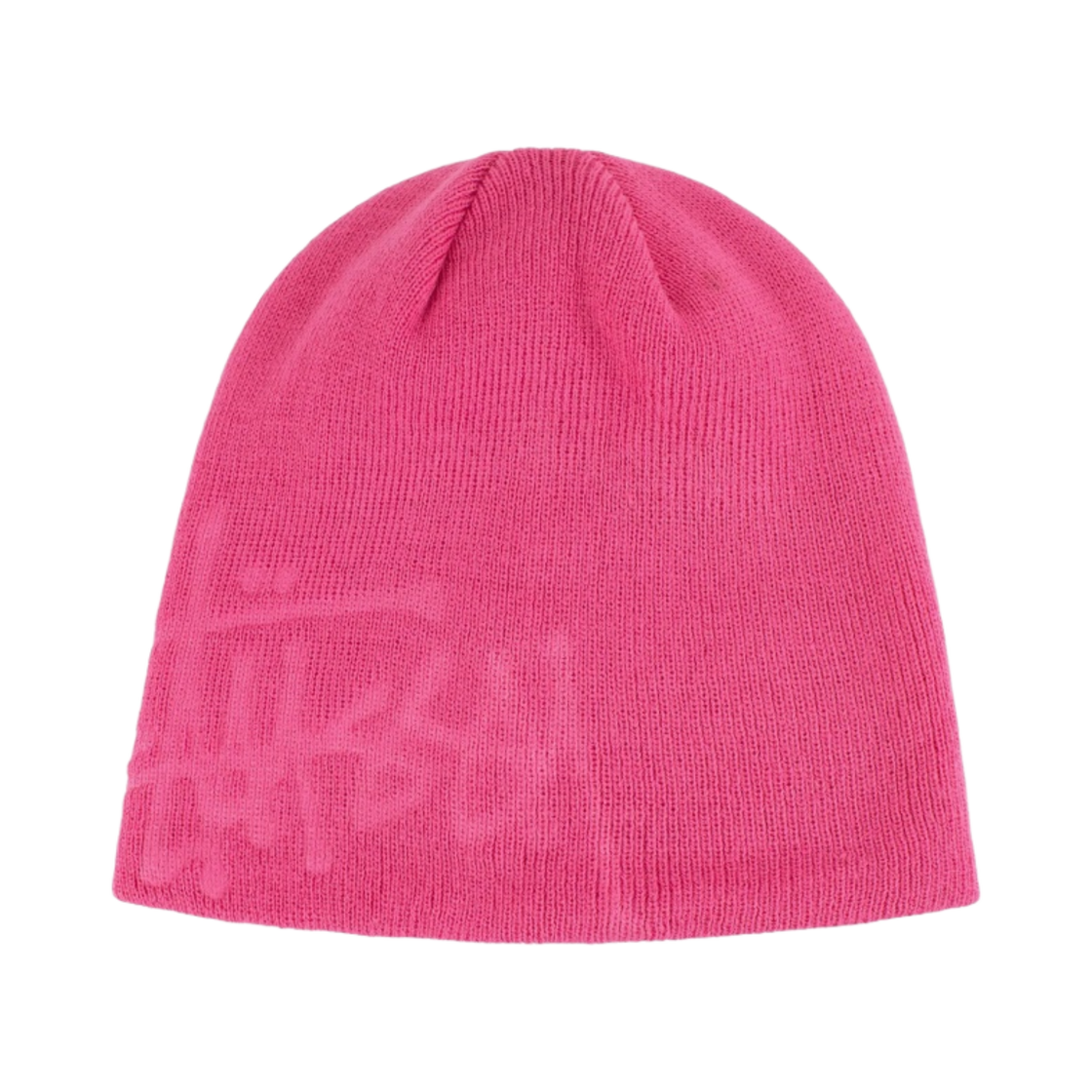 스투시 디보스드 스탁 로고 비니 핑크