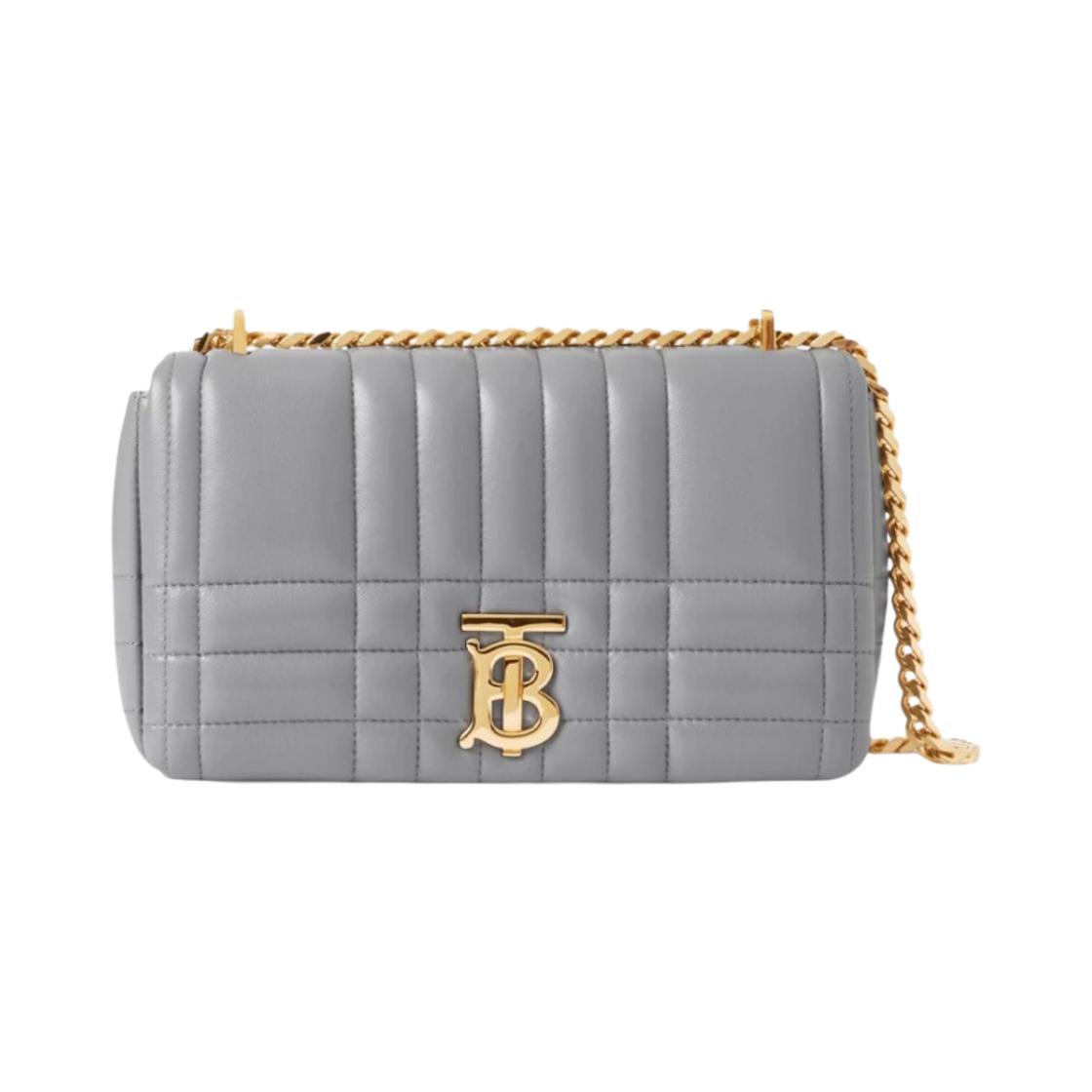 버버리 퀼티드 레더 스몰 롤라백 클라우드 그레이(Burberry Quilted Leather Small Lola Bag Cloud Grey) - 1