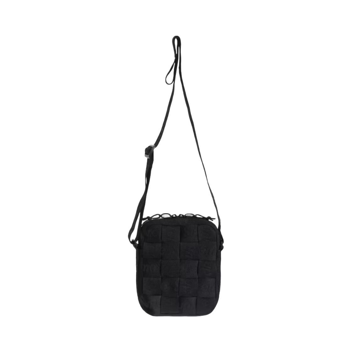 - Supreme Woven Shoulder Bag Black - 23SS