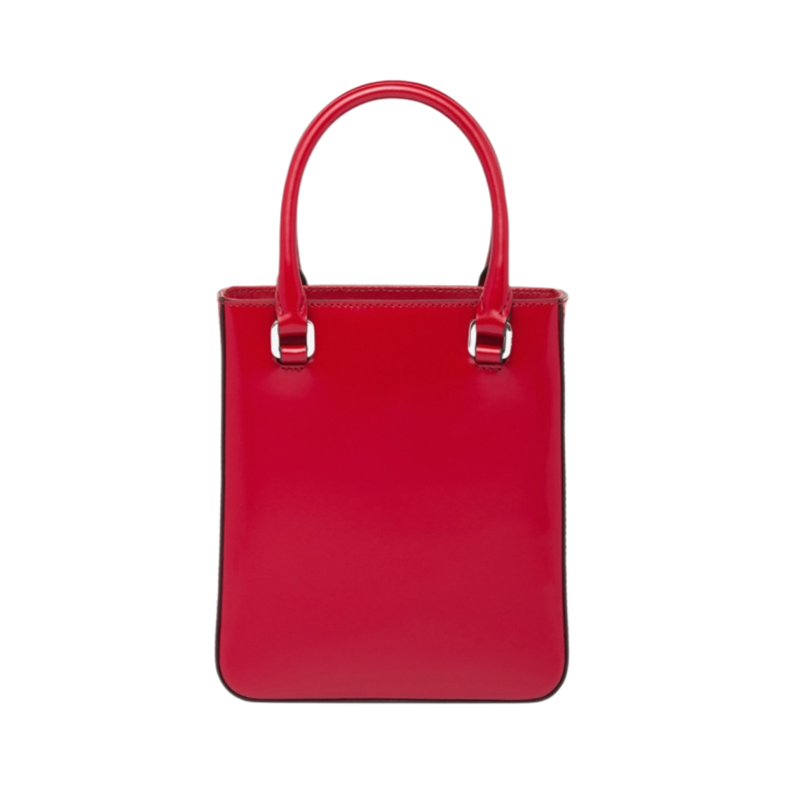 프라다 스몰 브러쉬드 레더 토트백 스칼렛(Prada Small Brushed Leather Tote Bag Scarlet) - 2