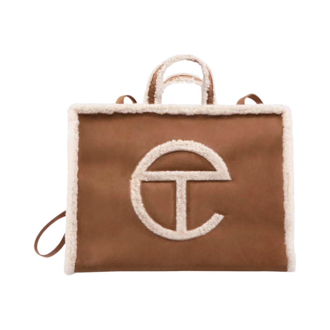 텔파 x 어그 라지 쇼핑백 체스트넛