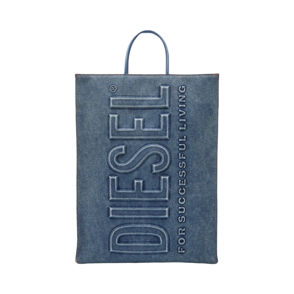 디젤 DSL 3D 라지 쇼퍼백 블루(Diesel DSL 3D Large Shopper Bag Blue) - 1