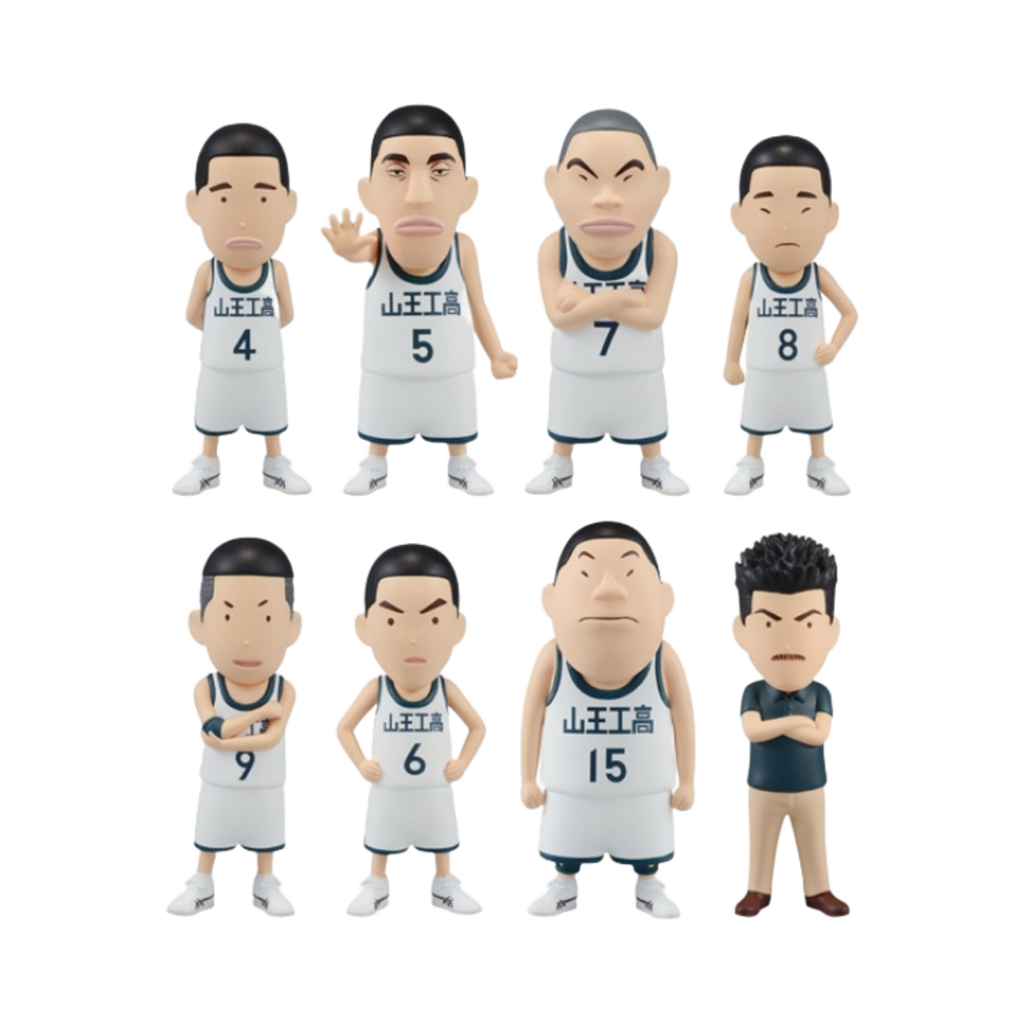 토에이 스튜디오 더 퍼스트 슬램 덩크 피규어 컬렉션 산왕 세트(Toei Studio The First Slam Dunk Figure Collection Sanno Set)