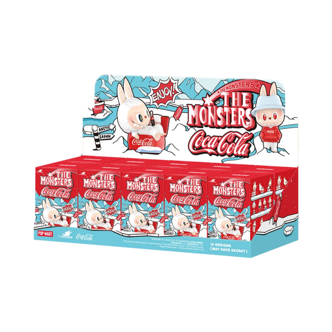 팝마트 라부부 코카콜라 시리즈 미개봉 랜덤박스 (10개입)(Pop Mart Labubu Coca Cola Series Sealed Case (10 Blind Boxes))