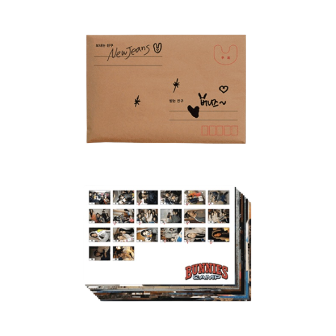 뉴진스 버니즈 캠프 포토 A 세트 (11개 세트)(NewJeans Bunnies Camp Photo A Set (Set of 11)) - 1