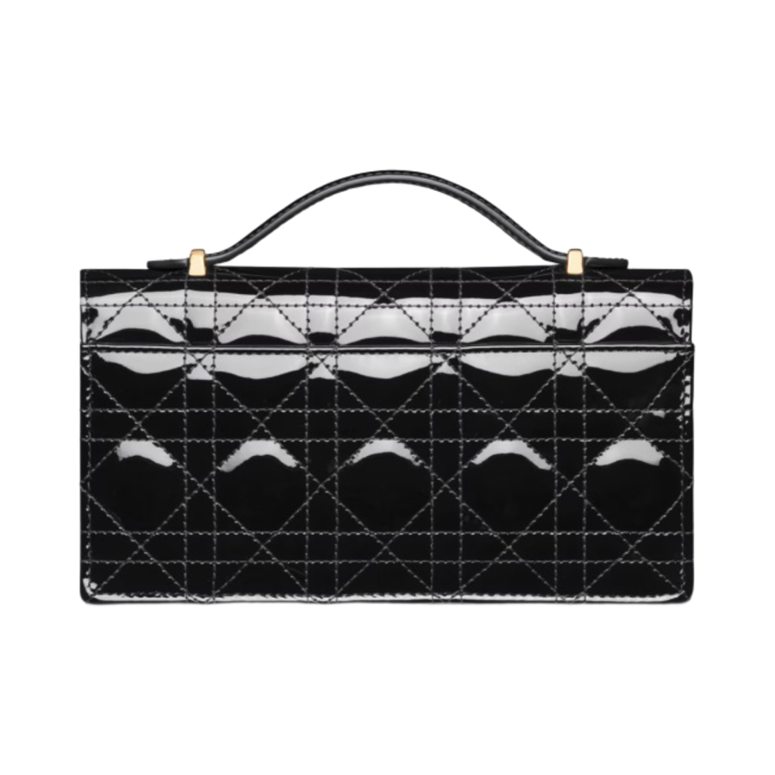 디올 마이 디올 미니백 페이턴트 까나쥬 카프스킨 블랙(Dior My Dior Mini Bag Patent Cannage Calfskin Black) - 3