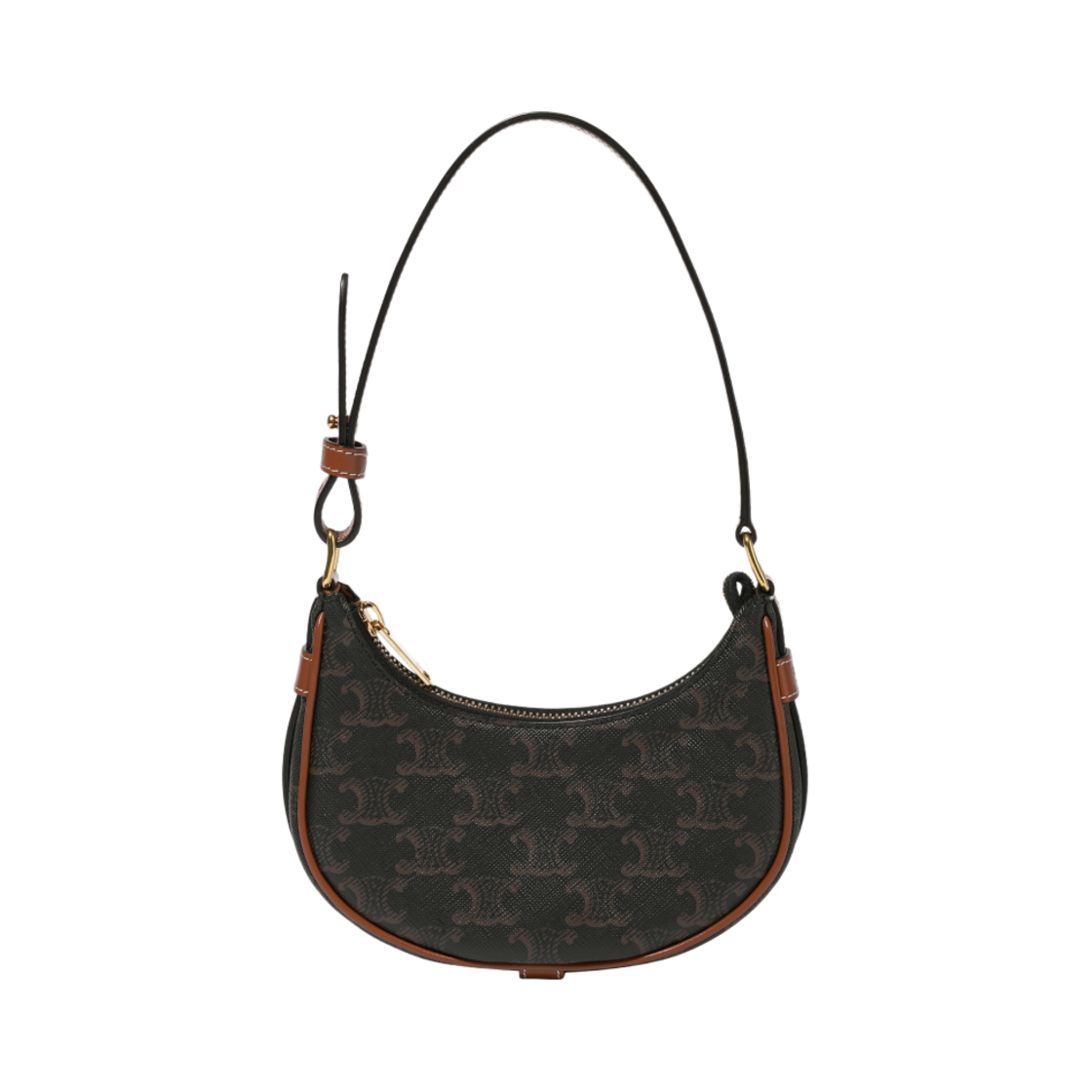 셀린느 트리옹프 캔버스 & 카프스킨 미니 아바 탄(Celine Mini Ava in Triomphe Canvas and Calfskin Tan)