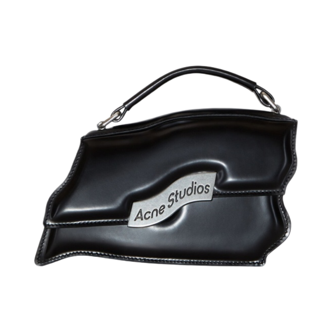 아크네 스튜디오 디스토션 웨이비 미니백 블랙(Acne Studios Distortion Wavy Mini Bag Black) - 1