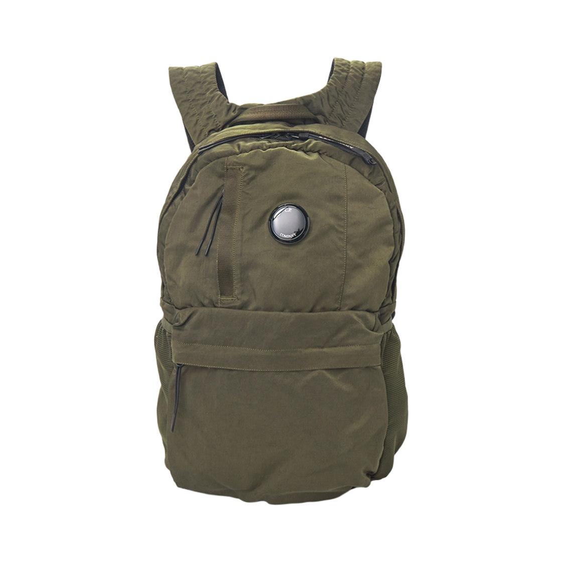 C.P. 컴퍼니 나일론 B 렌즈 백팩 아이비 그린 - 25SS(C.P. Company Nylon B Lens Backpack Ivy Green - 25SS)