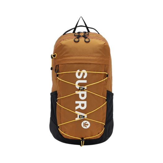 수프라 마운틴 SB 그래픽 라벨 포인트 립스탑 백팩 베이지