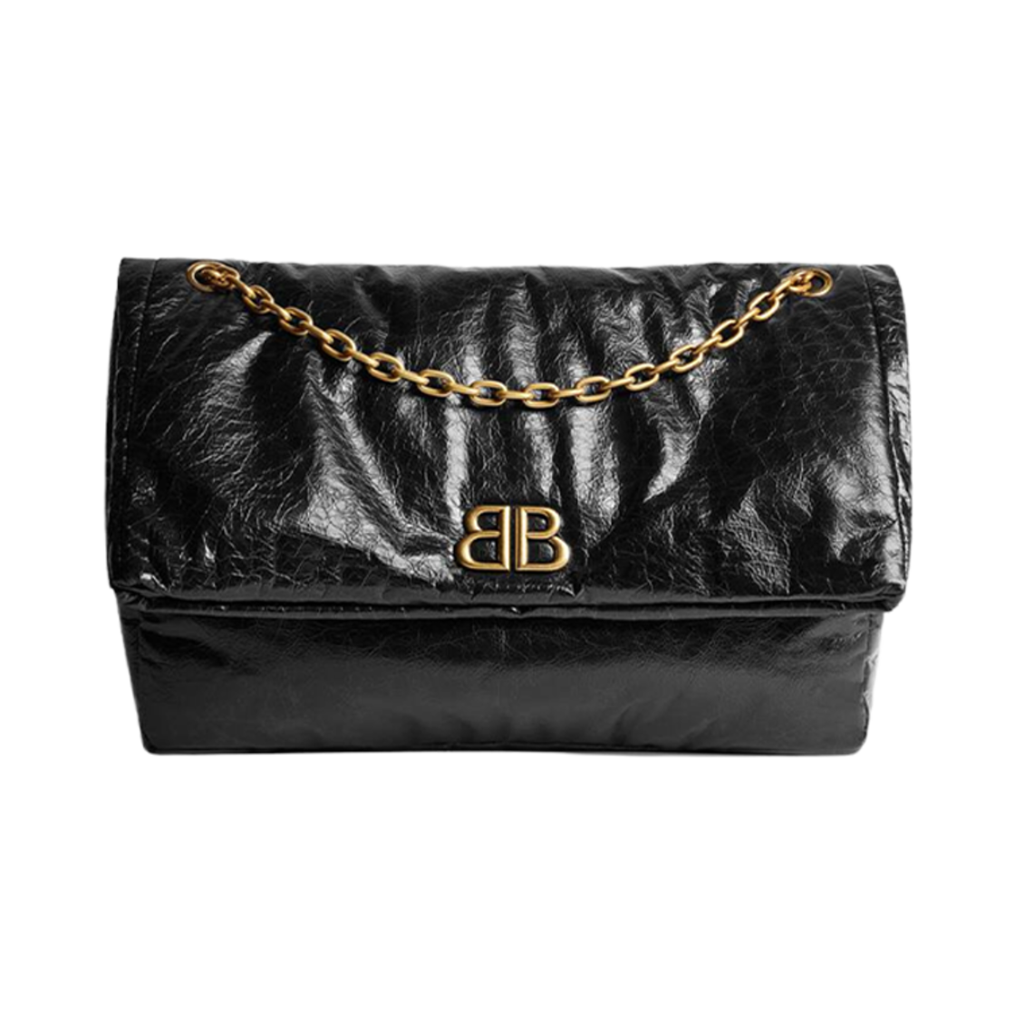 발렌시아가 모나코 라지 체인 백 블랙(Balenciaga Monaco Large Chain Bag Black) - 4
