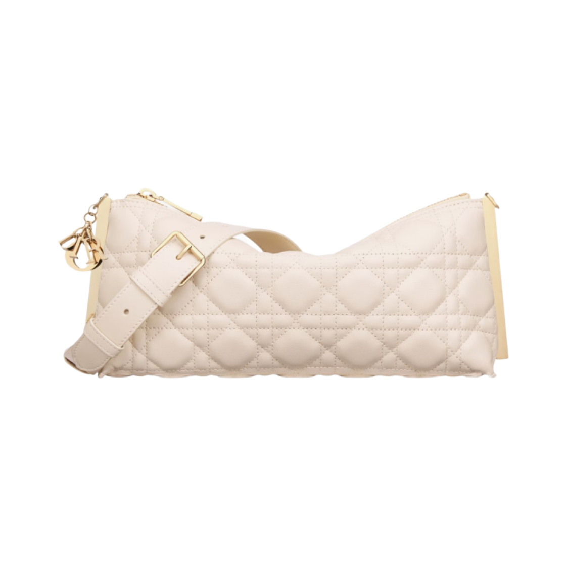 디올 클럽 백 까나쥬 램스킨 더스티 아이보리(Dior Club Bag Cannage Lambskin Dusty Ivory) - 1