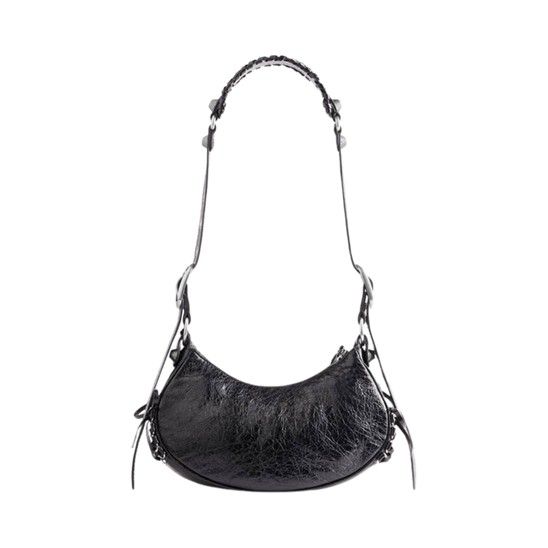 발렌시아가 르 카골 XS 사우스 백 로고 코르셋 블랙(Balenciaga Le Cagole XS Shoulder Bag With Corset Black) - 2