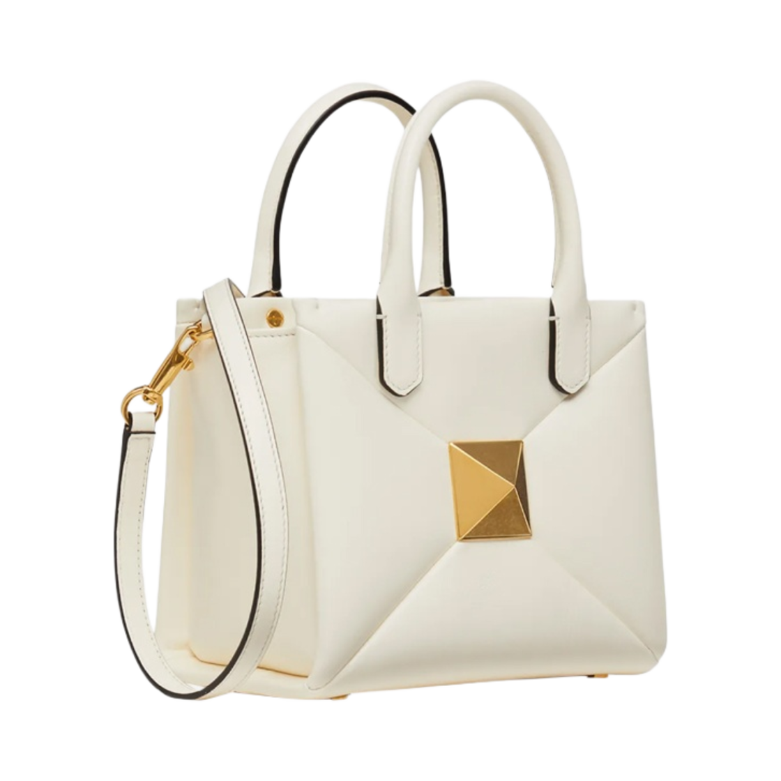 발렌티노 스몰 나파 레더 원 스터드 탑 핸들백 아이보리(Valentino Small Nappa Leather One Stud Top Handle Bag Ivory) - 2