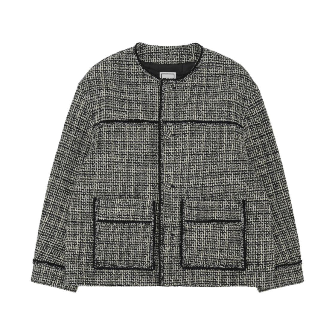 우영미 멀티 트위드 울 자켓 블랙 화이트 - 24FW(Wooyoungmi Multi Tweed Wool Jacket Black White - 24FW)