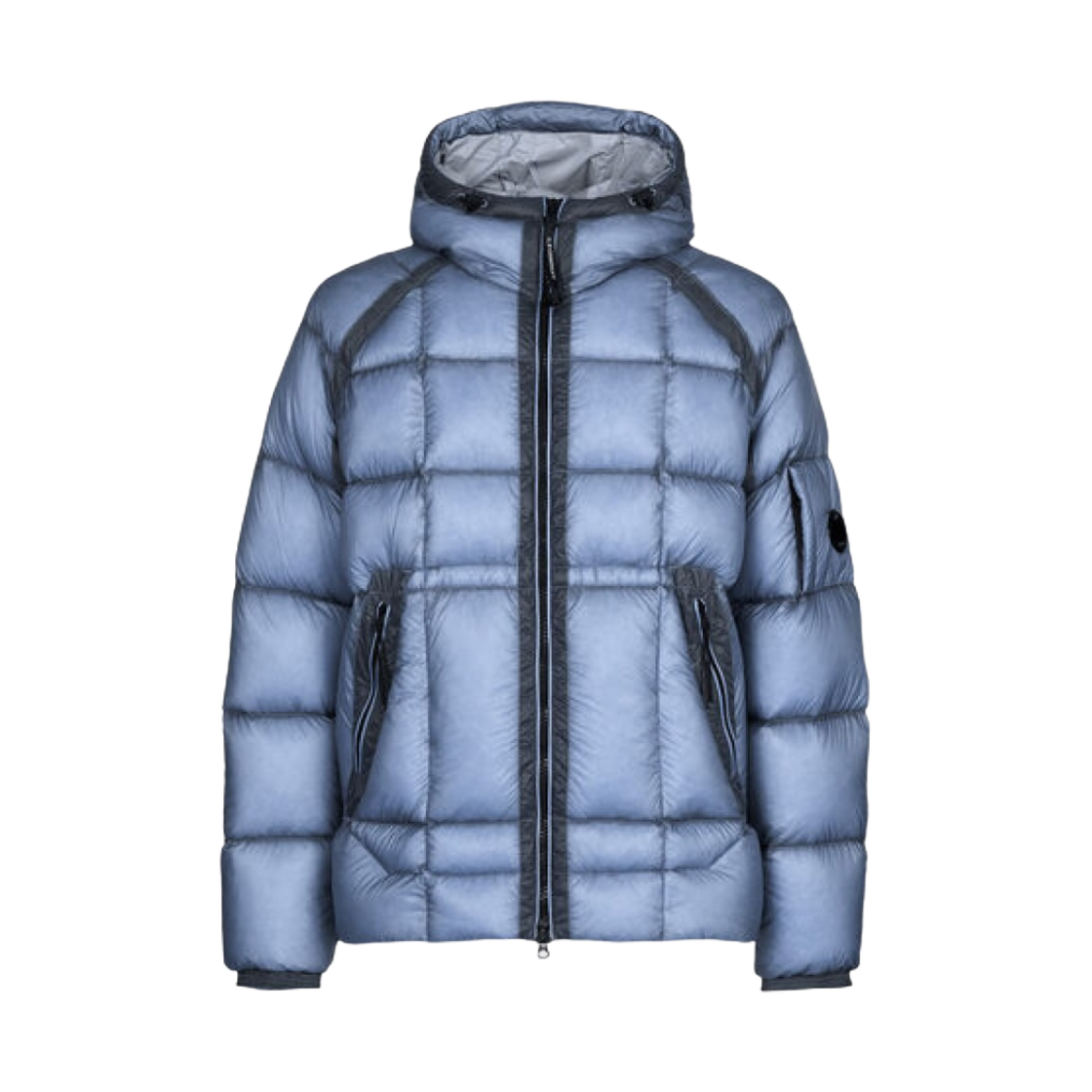 C.P. 컴퍼니 DD 쉘 후드 다운 자켓 인피니티 블루 - 22FW(C.P. Company DD Shell Hooded Down Jacket Infinity Blue - 22FW) - 1