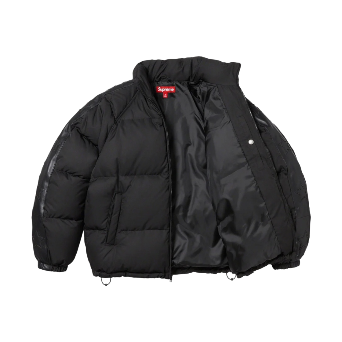 슈프림 스타 슬리브 다운 퍼퍼 자켓 블랙 - 23FW(Supreme Star Sleeve Down Puffer Jacket Black - 23FW) - 2