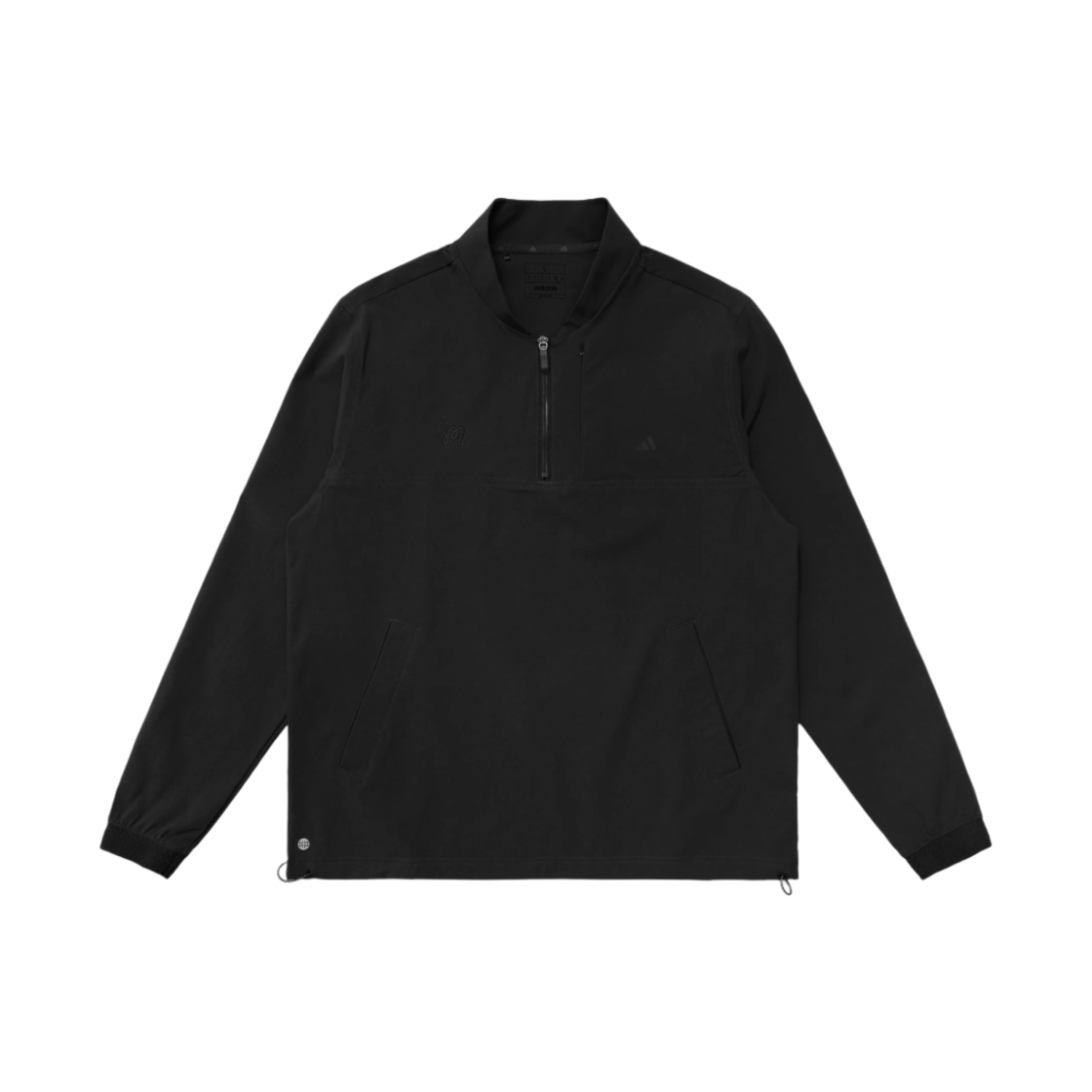 말본 골프 x 아디다스 스트레치 아노락 블랙(Malbon Golf x Adidas Stretch Anorak Black) - 1