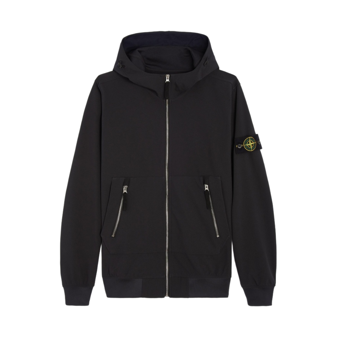 스톤 아일랜드 40727 라이트 소프트 쉘 후드 자켓 네이비 블루 - 21SS