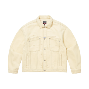 Supreme x Marithe Francois Girbaud X-Seam Denim Trucker Jacket Pale Yellow - 25SS