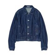 (W) Auralee Selvedge Light Denim Blouson Indigo - 22SS