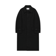 The Greatest Balmacaan Coat Black