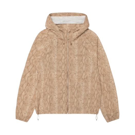 스투시 비치 쉘 스네이크 프린트 나일론 올리브 | Stussy | KREAM