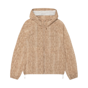 Stussy Beach Shell Snake Print Nylon Khaki