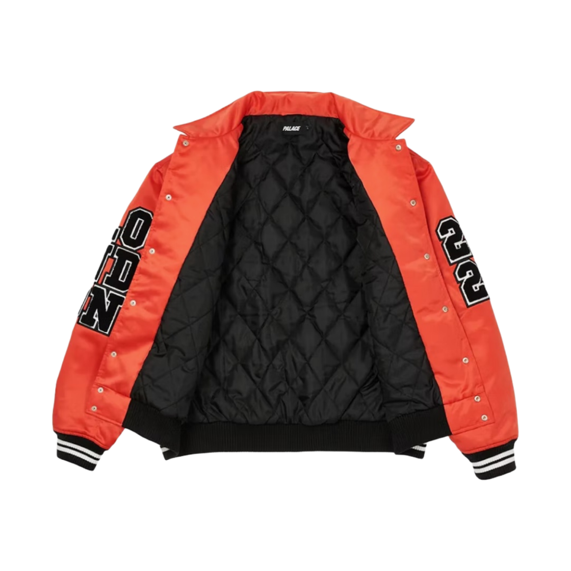 팔라스 사틴 바시티 자켓 오렌지 - 22FW(Palace Satin Varsity Jacket Orange - 22FW) - 2