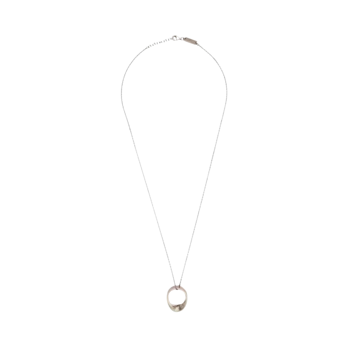 메종 마르지엘라 트위스트 넘버링 링 네크리스 실버(Maison Margiela Twisted Numbers Ring Necklace Silver) - 2