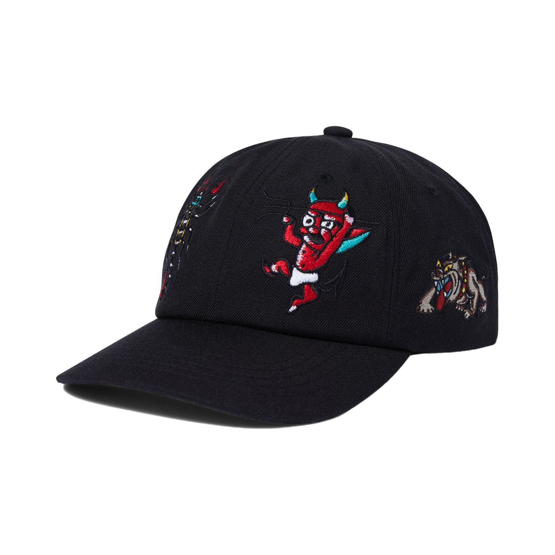 HC4UHCP01_wh HUF BLEDSOE 6 Panel Snapback Black