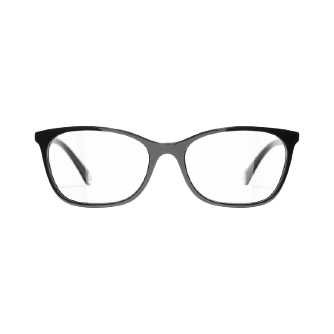 샤넬 스퀘어 프레임 아세테이트 & 블랙(Chanel Rectangle Eyeglasses Acetate & Black) - 1