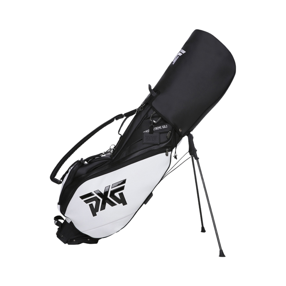 피엑스지 하이브리드 스탠드백 블랙 화이트(PXG Hybrid Stand Bag Black White)