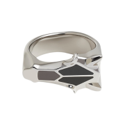 Hermes Destrier Ring Stainless Steel & Duo De Gris