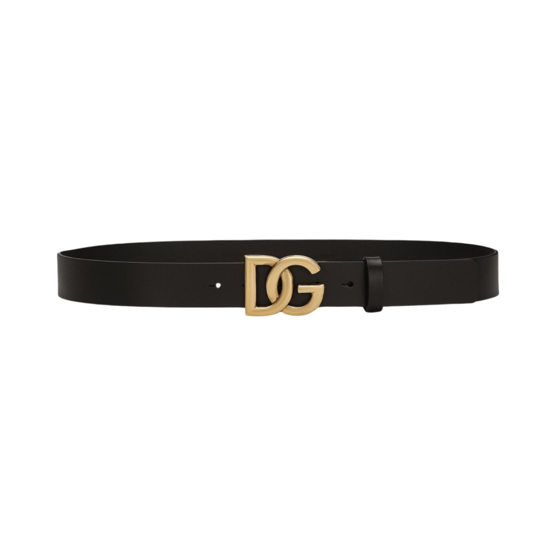 BC4644-AX622-8E831 Dolce & Gabbana Lux Leather Belt with Crossover DG Logo Buckle Multicolor