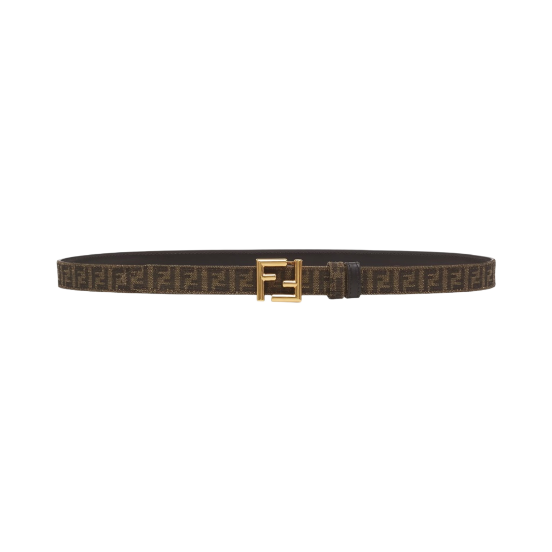 8C0719ARN1F1OQ1 (W) Fendi FF Reversible Leather Belt Black