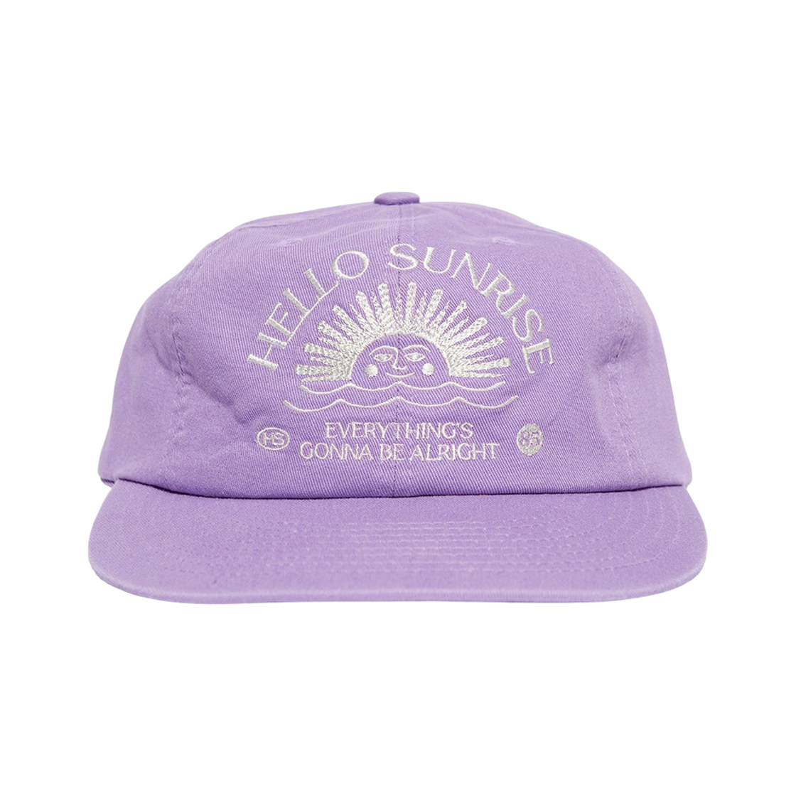 헬로선라이즈 워시드 HS 아치 로고 6패널 캡 라벤더 핑크(Hello Sunrise Washed HS Arch Logo 6Panel Cap Lavender Pink
(Off white)) - 1