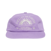 Hello Sunrise Washed HS Arch Logo 6Panel Cap Lavender Pink
(Off white)